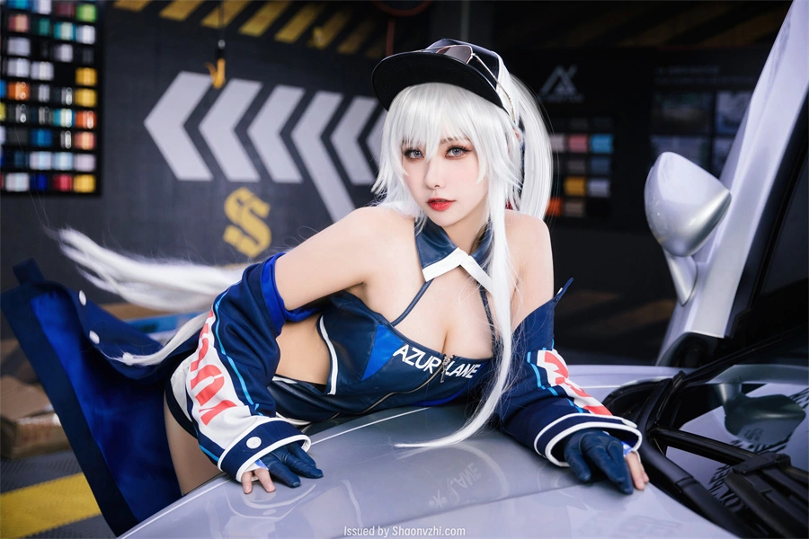 COSPLAY Momoko葵葵 NO.036 碧蓝航线 欧根赛车女郎[58P/277MB]