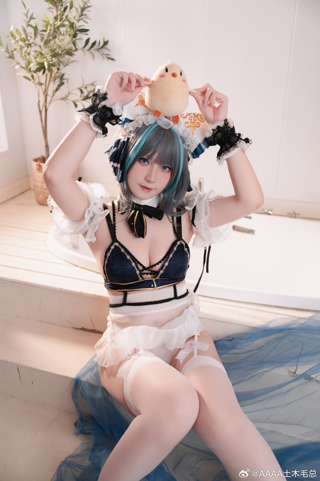 亲~爱~的~!嘿,我抱!……这样的迎接过于热情了? 碧蓝航线 柴郡@AAAA土木毛总