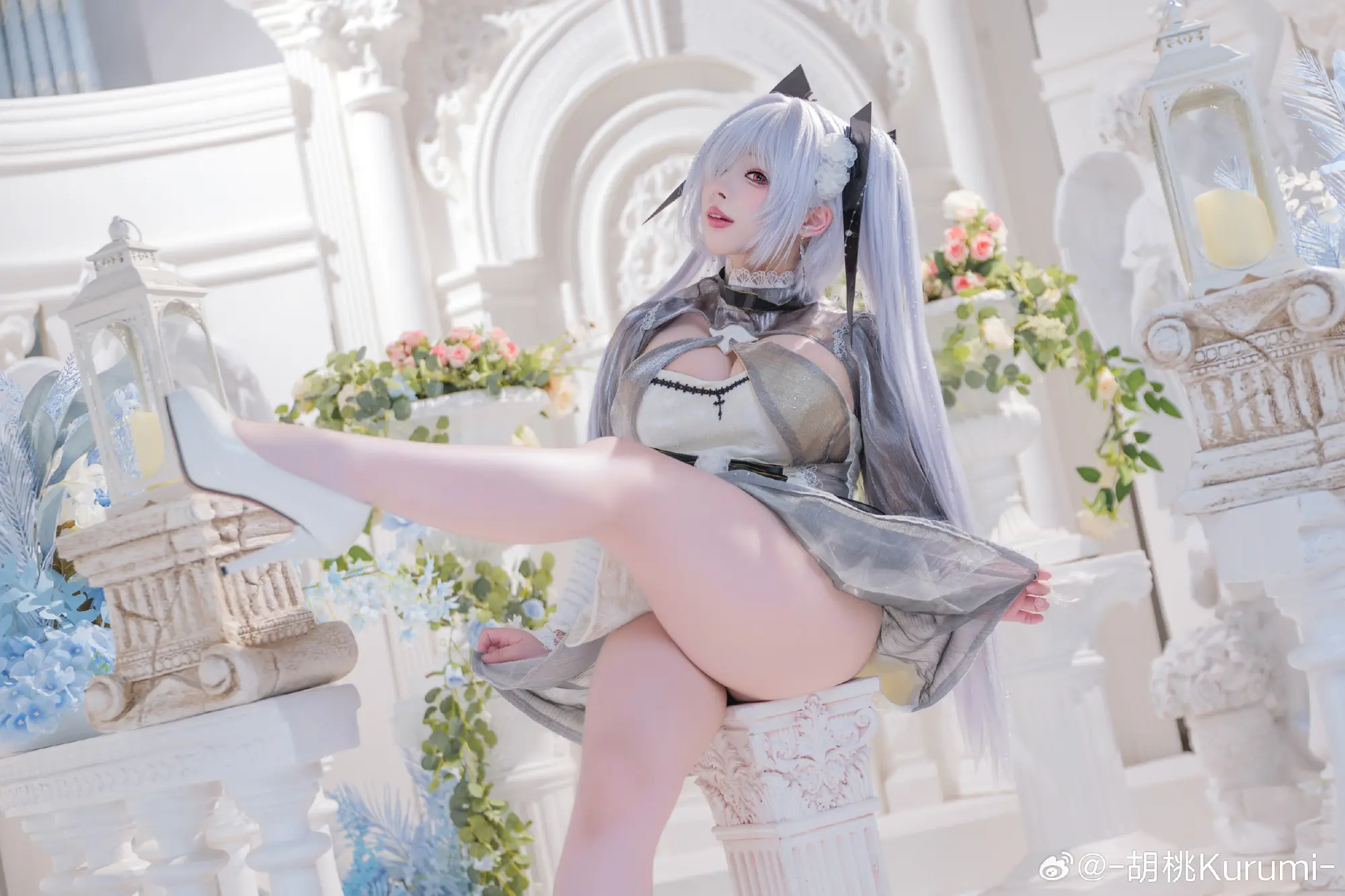 cosplay Nikke:胜利女神 灰姑娘白蔷薇@-胡桃Kurumi-