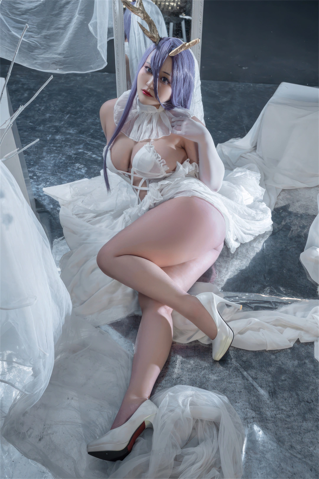 [在线图集] COSPLAY 洛璃 LoLiSAMA 碧蓝航线 金鹿号[58P]